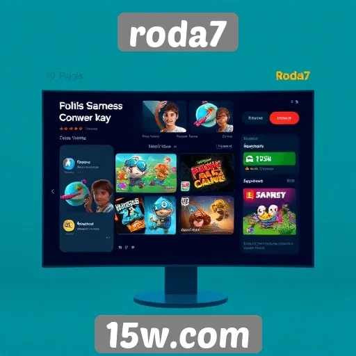 Tendências de design no site Roda7